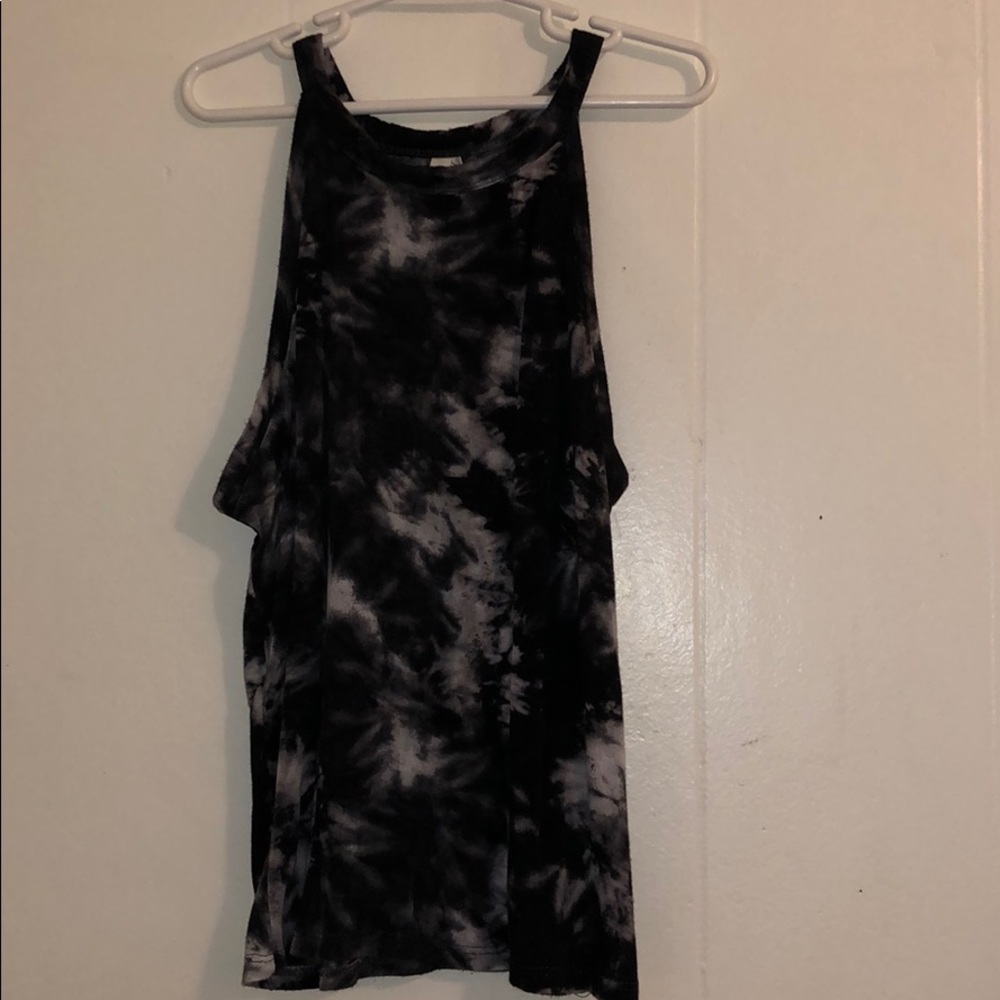 Mudd Black and White Tank Top